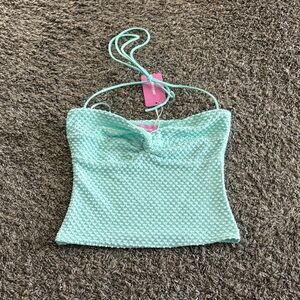 NWT Teal Edikted Halter Top